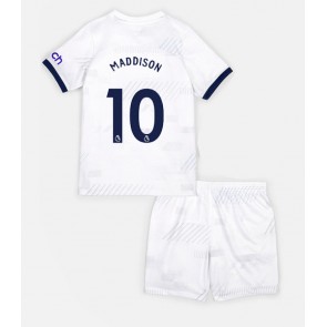 Tottenham Hotspur James Maddison #10 Koszulka Podstawowych Dziecięca 2023-24 Krótki Rękaw (+ Krótkie spodenki)